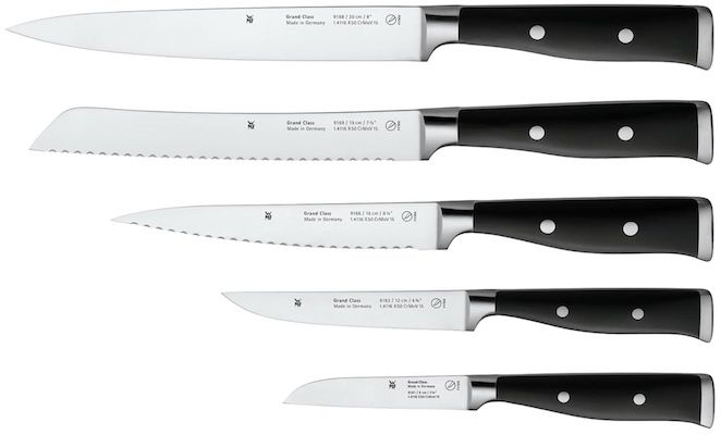 🔪 WMF Grand Class 6 tlg. Messer Set mit Bambus Messerblock für 92,99€ (statt 125€)