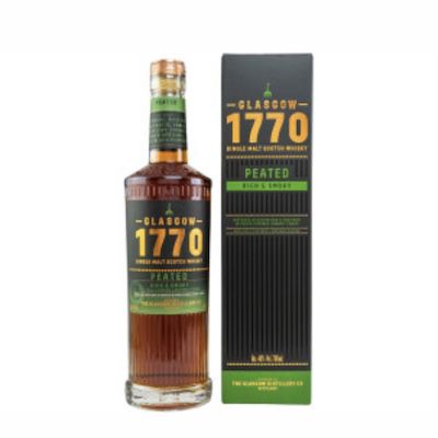 🥃 Glasgow 1770 Single Malt Peated Whisky Rich & Smoky für 50,74€ (statt 59€)
