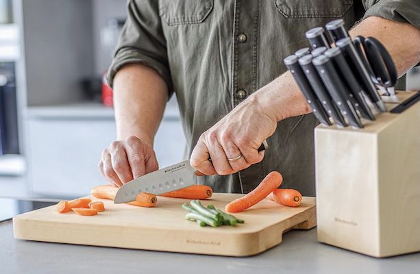 KitchenAid Gourmet Japanisches Stahlmesserset für 79,99€ (statt 95€)