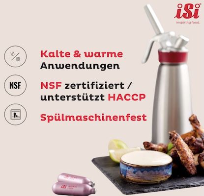 500ml iSi Gourmet Whip Sahnespender für 71,82€ (statt 94€)