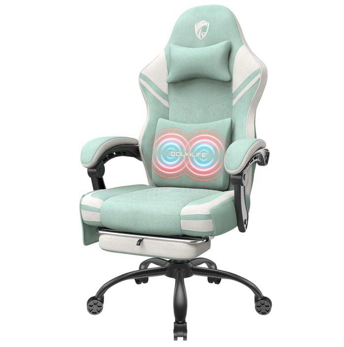 Douxlife Gaming Stuhl mit Taschenfedern & Massagekissen für 98,99€ (statt 150€)