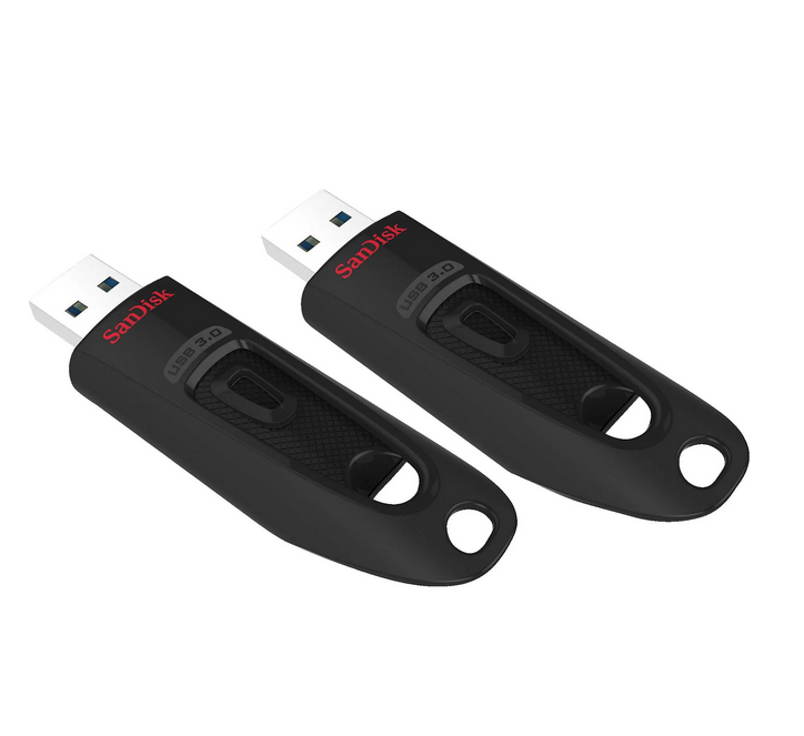 Doppelpack: SANDISK Ultra USB 3.0 Stick 64GB ab 9,66€ (statt 17€)