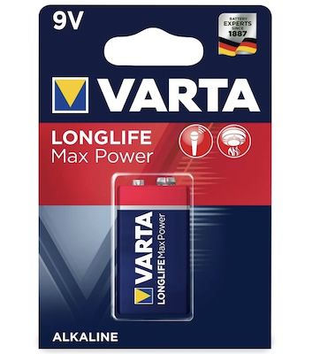 🔋 Varta Longlife Max Power 9V Batterie ab 2,08€ (statt 4€)