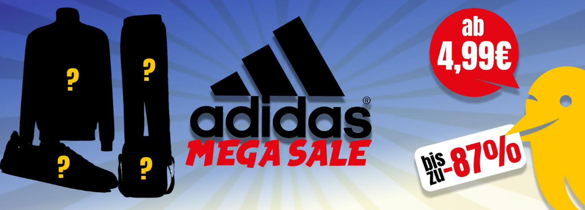 👟 🩳 adidas Mega Sale ab 4,99€ + 5,5% Gutschein
