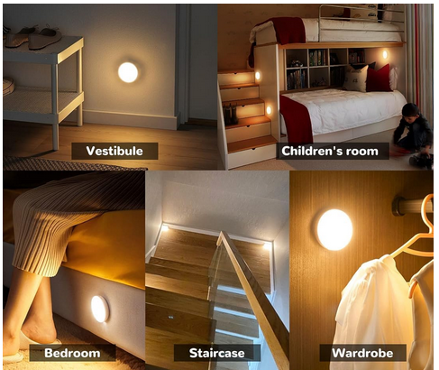 6x Homelist Nachtlichter mit Bewegungsmelder für 25,02€ (statt 38€)