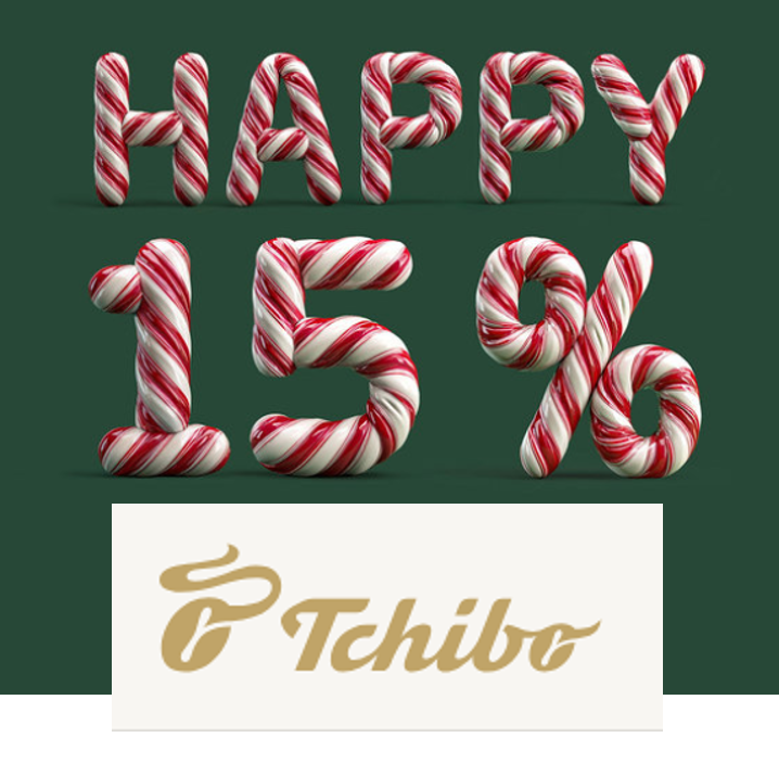 Nur HEUTE! Tchibo: 15% auf fast alles! Auch Kaffee