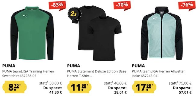 👕👟 Puma 3 für 2 Aktion - Sneaker, Hoodies, Shirts, Hosen uvm. 👕👟 Puma 3 für 2 Aktion Sneaker, Hoodies, Shirts, Hosen uvm.