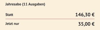 🗞️ 11 Ausgaben monopol Abo für nur 35€ (statt 146€) 🗞️ 11 Ausgaben monopol Abo für nur 35€ (statt 146€)