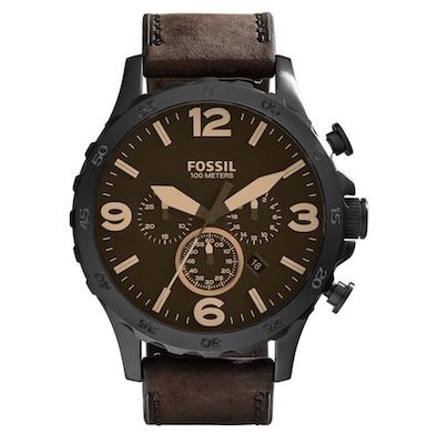 ⌚️Fossil Nate Herrenuhr mit Lederarmband für 82,69€ (statt 168€)