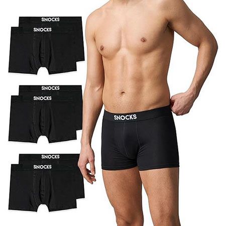 6er Pack Snocks Boxershorts aus Bio Baumwolle für 35,24€ (statt 47€)