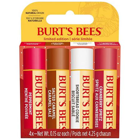 👄 4er Pack Burts Bees Lippenbalsam Geschenkset mit 4 Sorten ab 9€ (statt 15€)