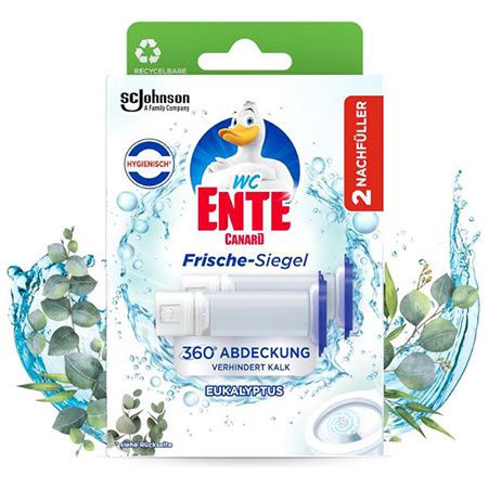🚽 2er Pack WC-Ente Frische-Siegel Eukalyptus Nachfüller für 2,10€ (statt 4€)