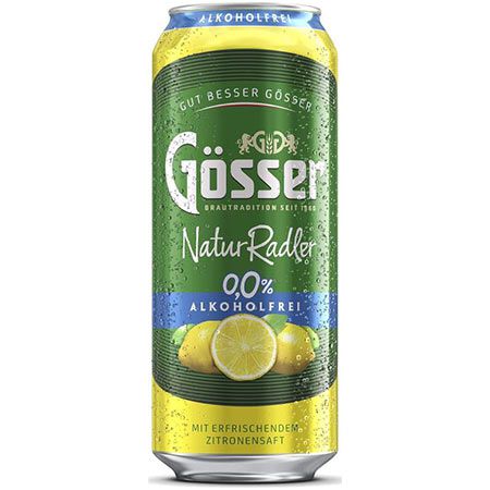🍺🍋 24x Gösser Natur Radler Alkoholfrei, 0,5L Dose ab 16€ (statt 24€)   0,68€ pro Dose