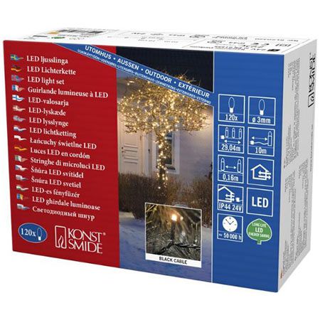 💡 Konstsmide Micro LED Lichterkette mit 120 Dioden für 8,77€ (statt 22€)