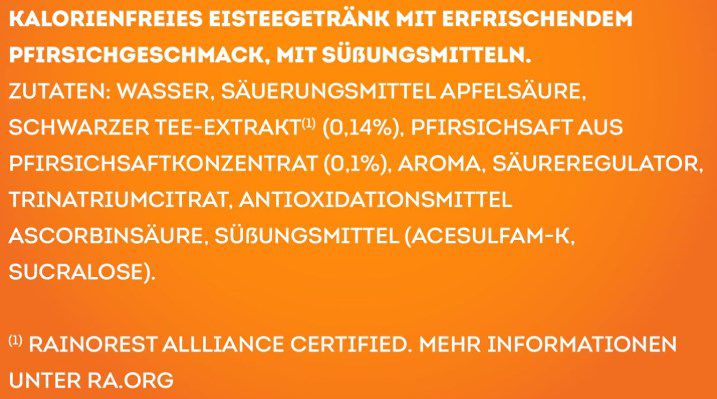 🍑 24x Lipton Ice Tea Zero Peach 0,33l Dosen für 13€ (statt 16€)