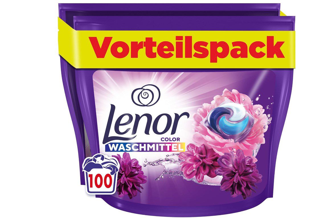 100WL Lenor All in 1 Pods Amethyst Blütentraum Waschmittel ab 21,86€ (statt 42€)