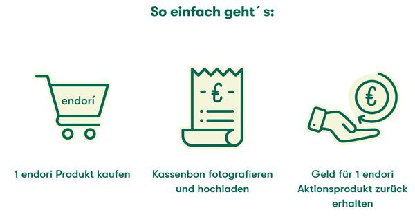 Veganes Produkt von endori gratis ausprobieren