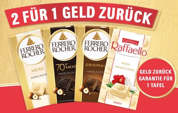 🍫 Ferrero Rocher Tafel gratis ausprobieren 🍫 Ferrero Rocher Tafel gratis ausprobieren