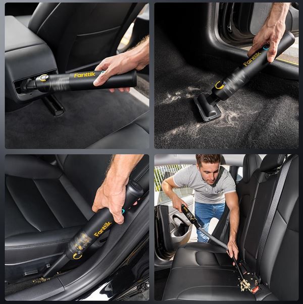 🧹 Fanttik Slim V8 Mate Akku Autostaubsauger mit 12.000Pa für 39,99€ (statt 80€)