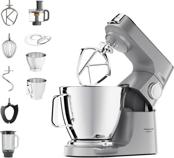 🍰 Kenwood KVL85.424SI Titanium Chef Baker Küchenmaschine für 499,99€ (statt 600€)