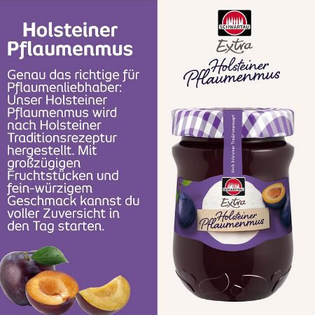 Schwartauer Extra Holsteiner Pflaumenmus, 330g ab 1,88€ (statt 3€)
