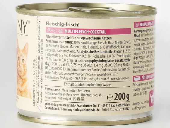 6er Pack animonda Carny Adult Multi Fleischcocktail, je 200g ab 4,87€ (statt 8€)