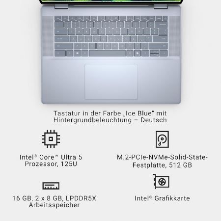 💻 Dell Inspiron 16 7640 2 in 1 Laptop mit 16 FHD+ Touch Display für 849€ (statt 949€)