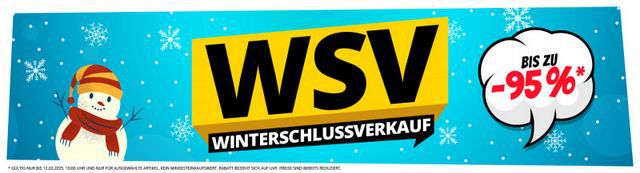 🔥 SportSpar Winterschlussverkauf bis  95% + 5€ Gutschein ab 60€