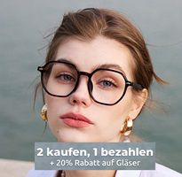 Firmoo: Zwei Brillen kaufen – nur eine bezahlen & 20% Rabatt auf Gläser