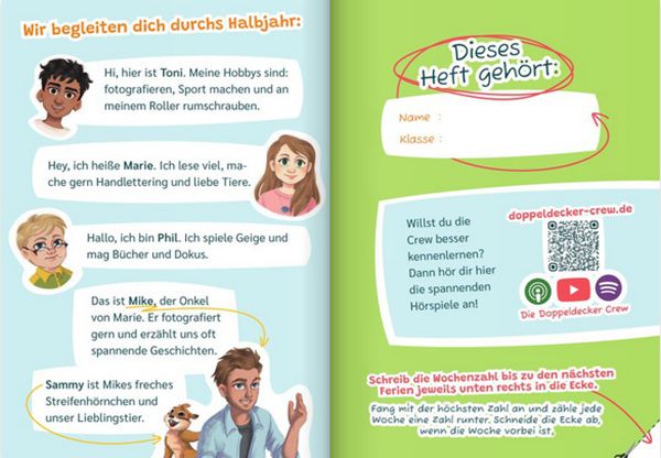 Heukelbach Shop: z.B. Hausaufgabenheft gratis