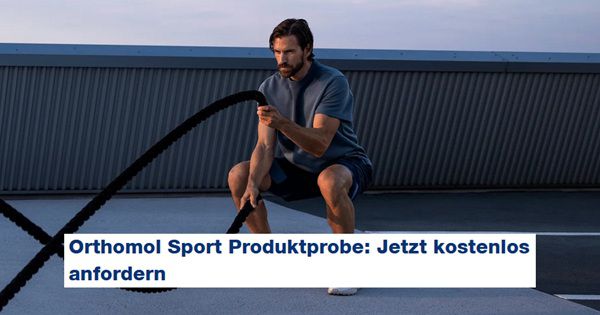 Wieder da! Produktprobe von Orthomol Sport gratis anfordern