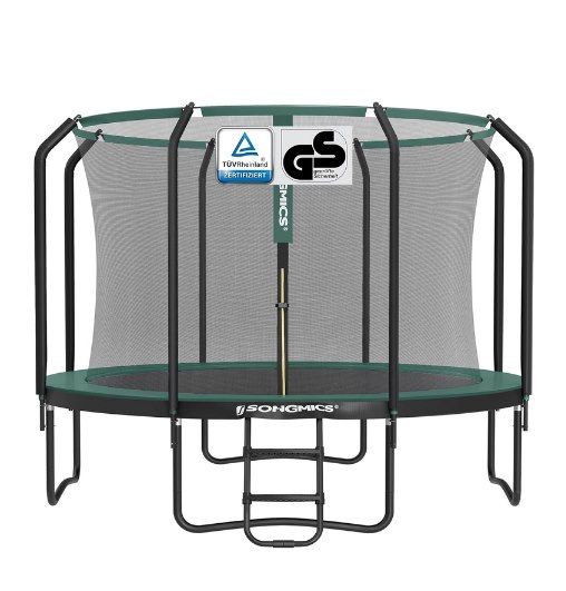 👋 SONGMICS Trampolin (⌀ 305cm) mit Sicherheitsnetz für 154,99€ (statt 230€)