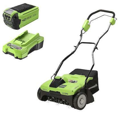 🌱🏡 Greenworks Rasenlüfter inkl. 2,5Ah Akku und Ladegerät für 159,99€ (statt 200€)
