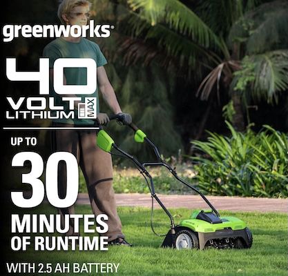 🌱🏡 Greenworks Rasenlüfter inkl. 2,5Ah Akku und Ladegerät für 159,99€ (statt 200€)