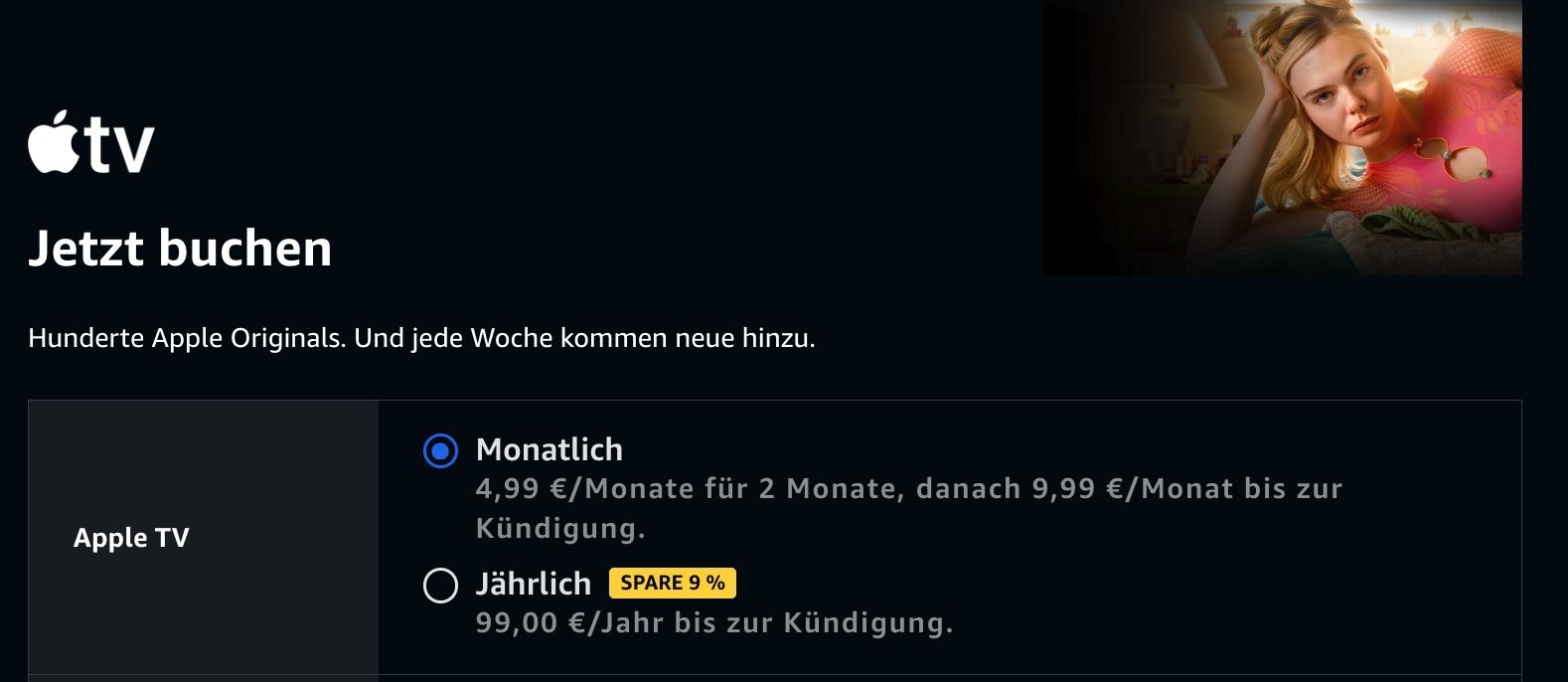 📺 2 Monate Apple TV+ bei Amazon Prime Video für 4,99€ mtl. (statt 10€) 📺 2 Monate Apple TV+ bei Amazon Prime Video für 4,99€ mtl. (statt 10€)