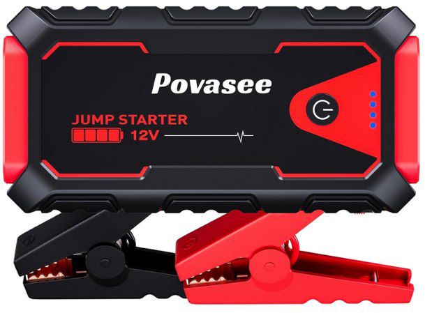 ⚡🔋 Povasee Starthilfe & Powerbank mit 5.000A für 29,99€ (statt 46€)