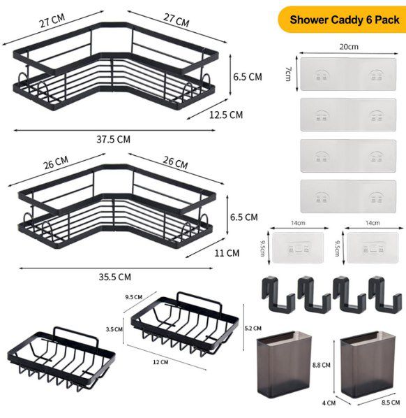 🧽 Fretrecy Duschablage & Organizer für 12,97€ (statt 26€)