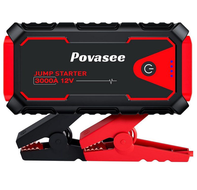 Povasee A30 Starthilfe & Powerbank mit 3.000A für 49,87€ (statt 66€)