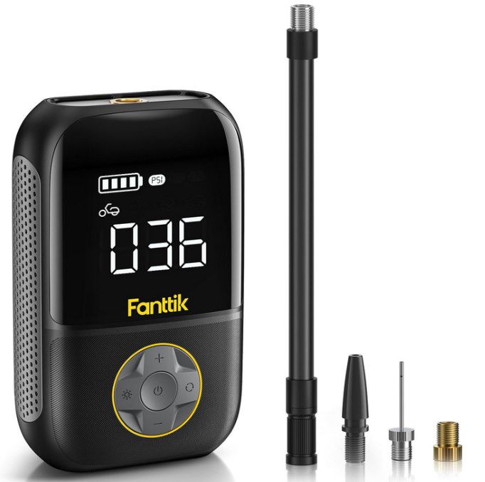 Fanttik X8 Mini Elektrische Luftpumpe mit bis zu 10bar für 34,99€ (statt 70€)