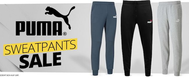 Puma Essentials Logo Sweat Pants Jogginghose für 23,94€ (statt 34€)