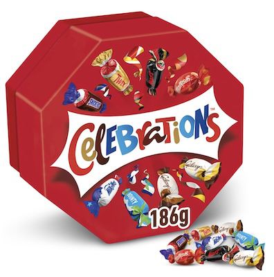 🍬 16er Pack Celebrations Geschenkbox je 186g ab 36€ (statt 52€)