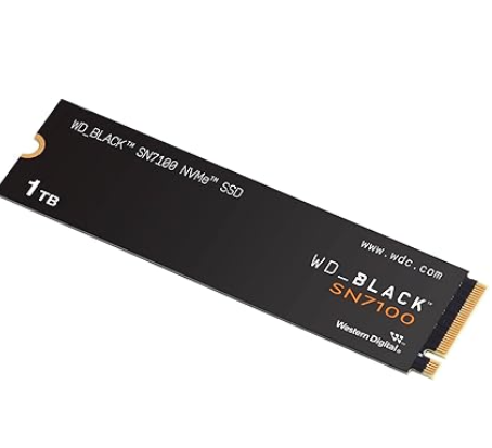 WD_BLACK SN7100 NVMe SSD 1TB bis 7.250 MB/s für 64,95€ (statt 75€)