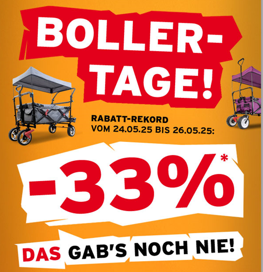 🚜33% Rabatt auf Fuxtec Bollerwagen – z.B. Luxus Bollerwagen CTL-900 für 272,13 (statt 349€)