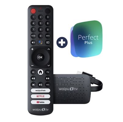 120€ gespart 🔥 waipu.tv 4K Stick für 61€ + 12 Monate Perfect Plus inkl. Pay-TV GRATIS (statt 180€)