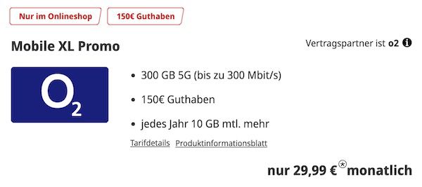 🧨🔥 o2 Allnet/SMS Flat mit 300GB 5G (!) für eff. 8,99€ mtl. 💶 dank 550€ Bonus