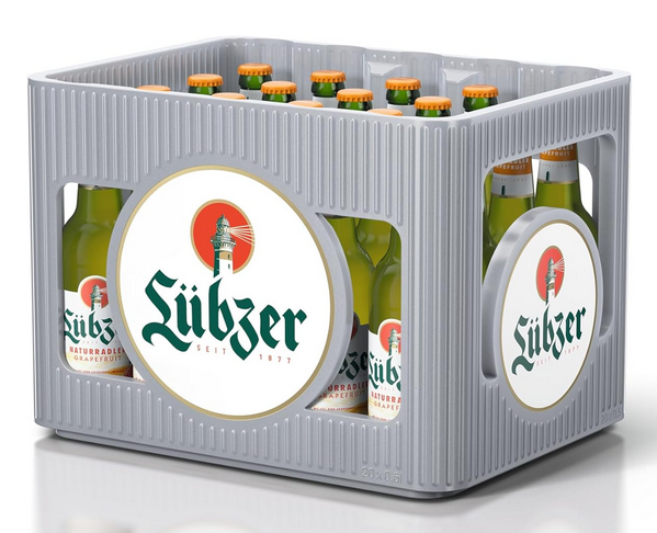 🍺🍻 Lübzer Naturradler Grapefruit Kasten (20x 0,5 L) für 10,99€ (statt 17€)