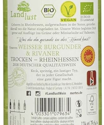 🥂 6 Flaschen Landlust Weißer Burgunder & Rivaner BIO Weißwein ab 18,98€ (statt 28€)