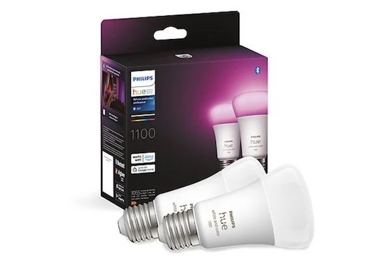 💡 2er Set Philips Hue White and Color Ambiance E27 mit Bluetooth ab 49,99€ (statt 64€)