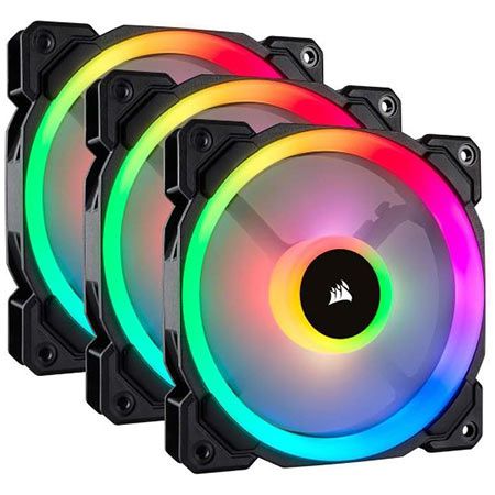 🖥️ 3er Pack Corsair LL120 RGB LED PWM PC-Gehäuselüfter, 120mm für 69,49€ (statt 99€)