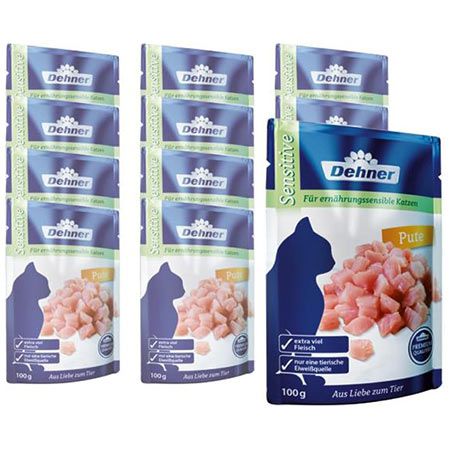 🐈 1,2Kg Dehner Premium Katzenfutter Sensitive, Pute ab 10€ (statt 15€)